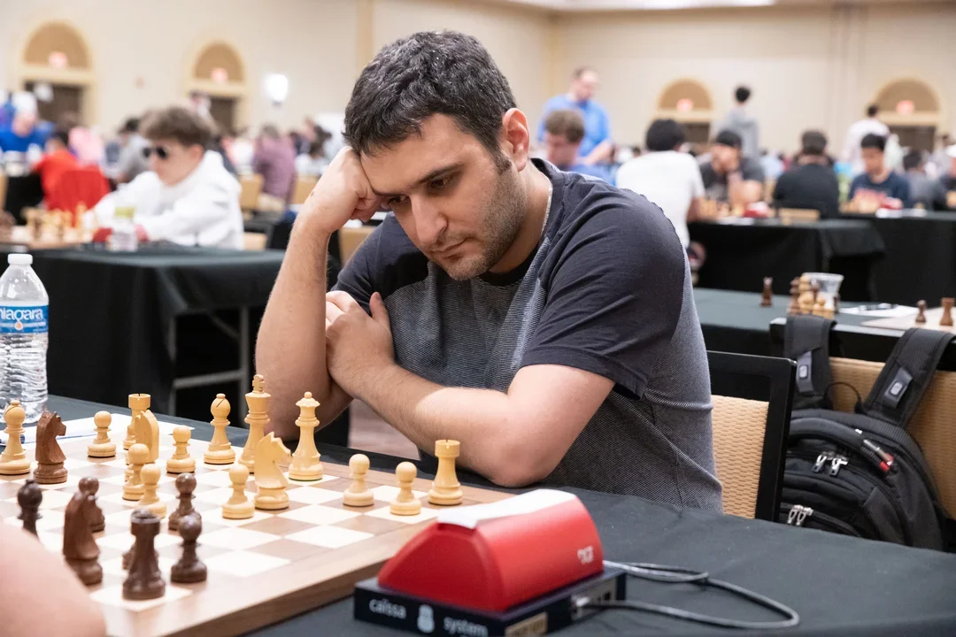 GM Elshan Moradiabadi at the 2022 U.S. Open. Photo: Mark Cieslikowski