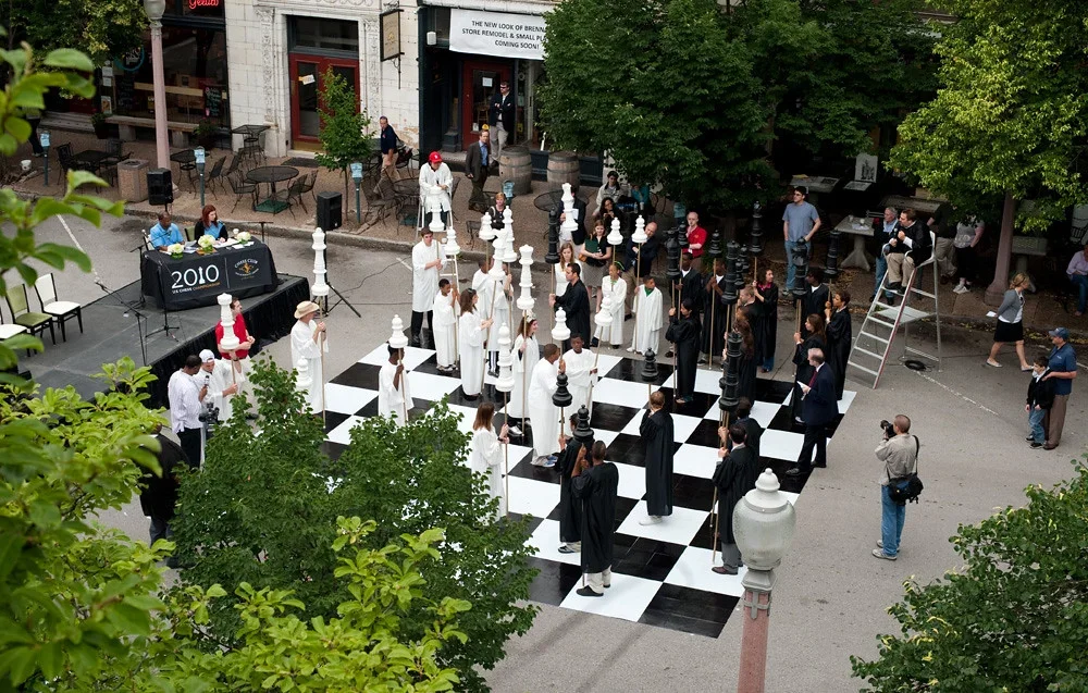 human chess