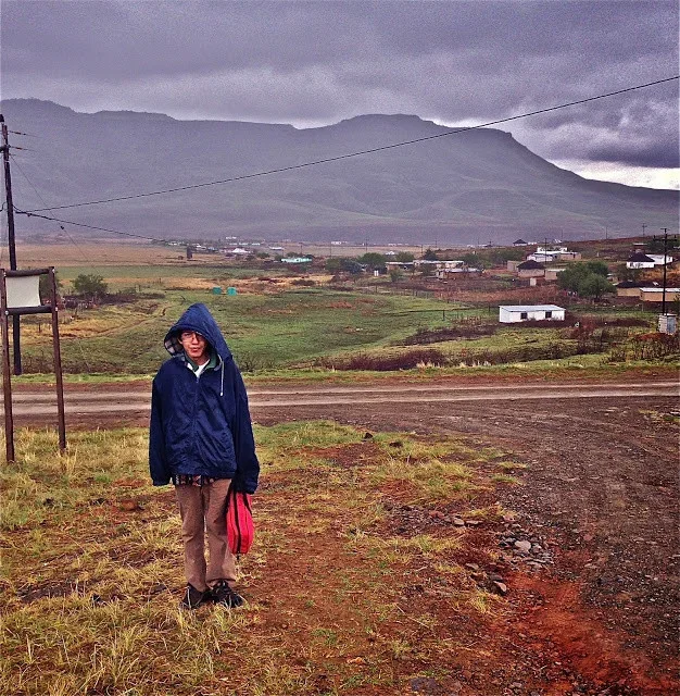 Josh going to the school