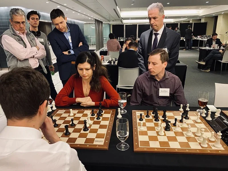 FM Alisa Melekhina at the New York Corporate Chess League
