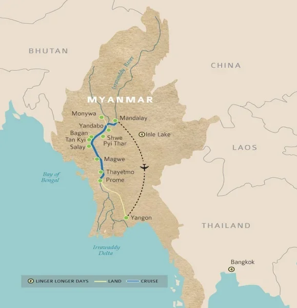 Myanmar Map
