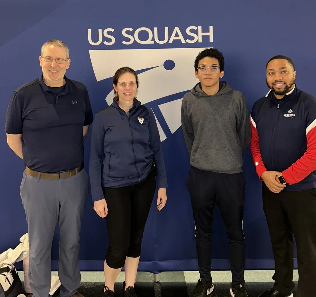 Rockefeller, Kimbley (US Squash staff), Hardaway, Croxton
