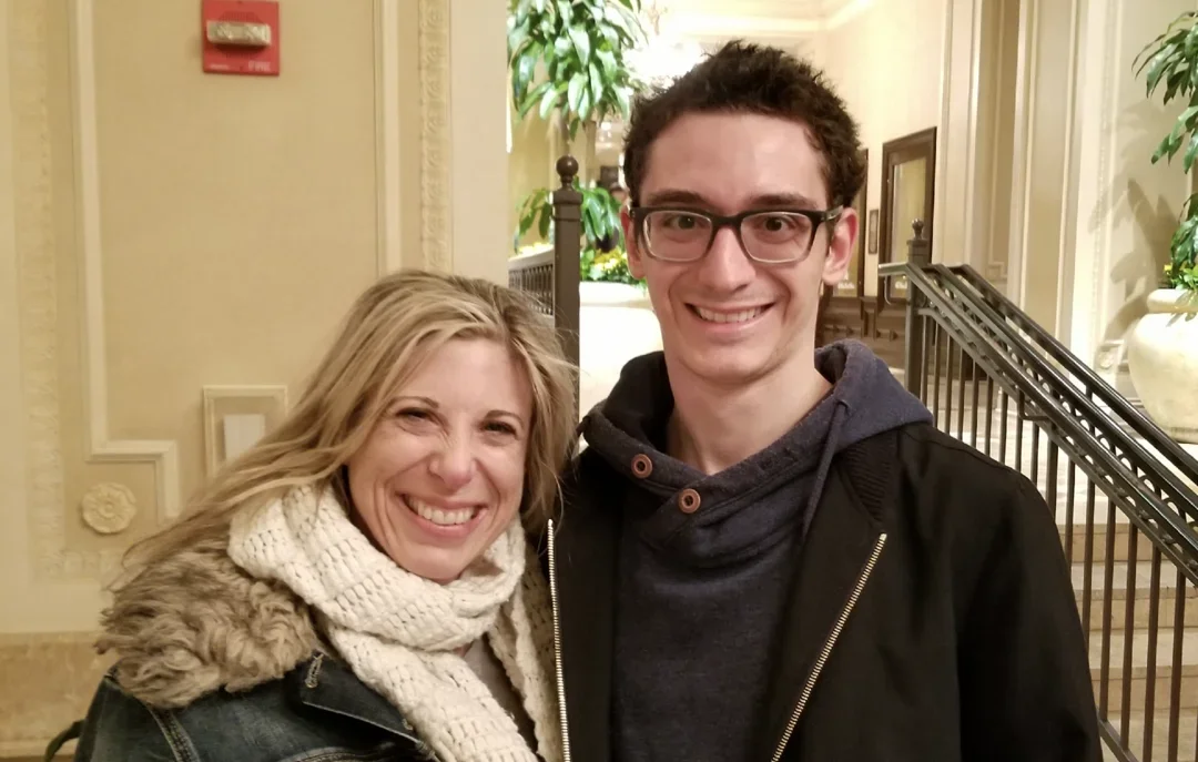 Jen Vallens with Fabi