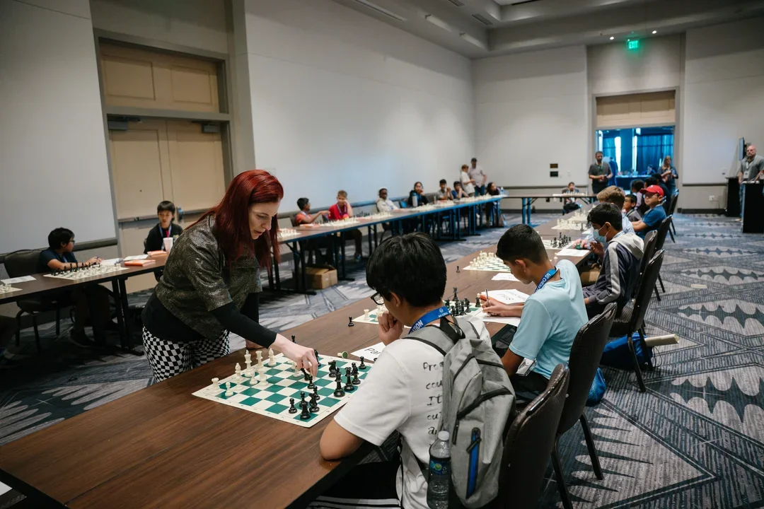A simul with WGM Jen Shahade (Javier Carrera)