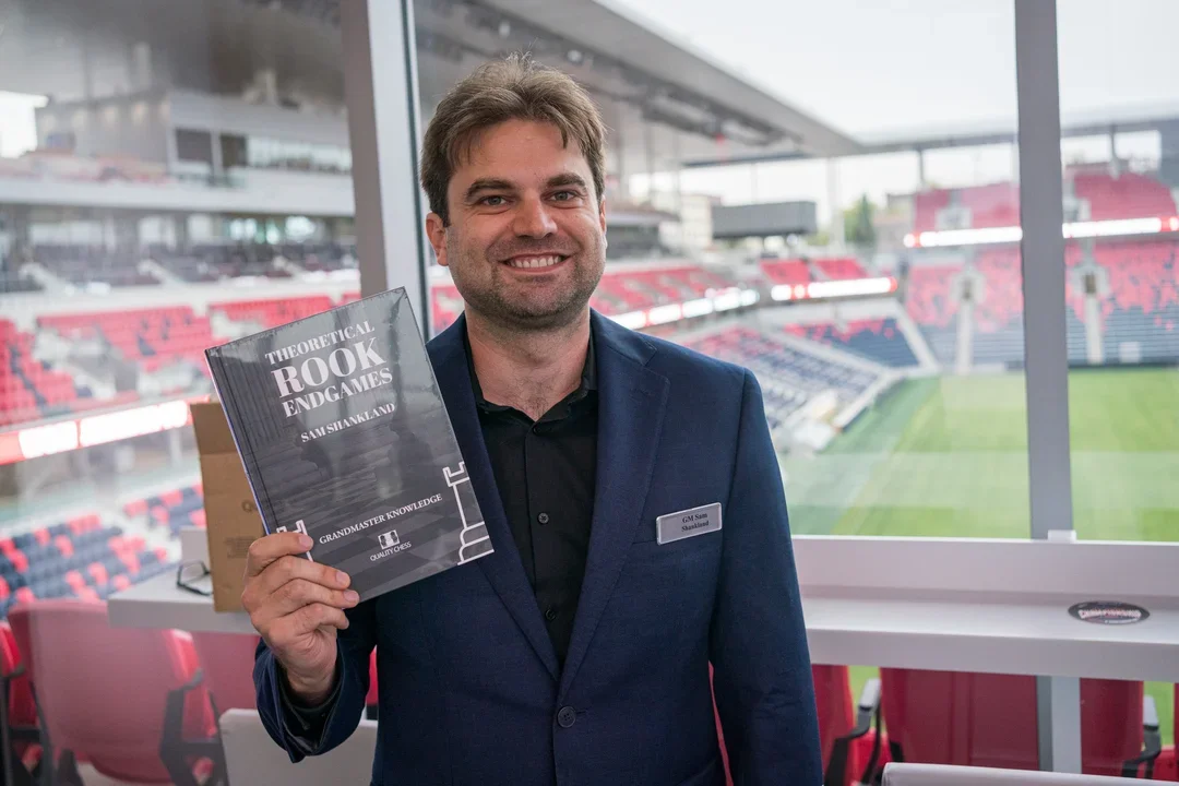 Shankland with his book