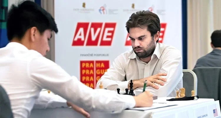 GM Sam Shankland 2021 Prague Chess Festival Masters Winner