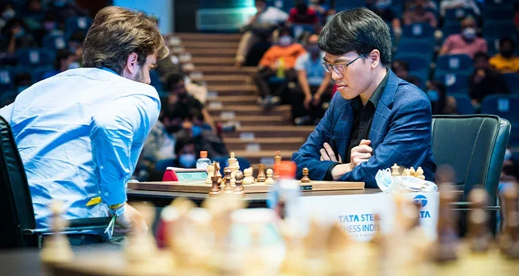 GMs Sam Shankland and Le Quang Liem