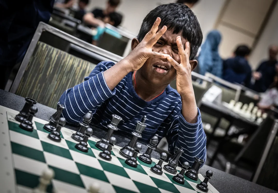 Photo of player at Bughouse Championship