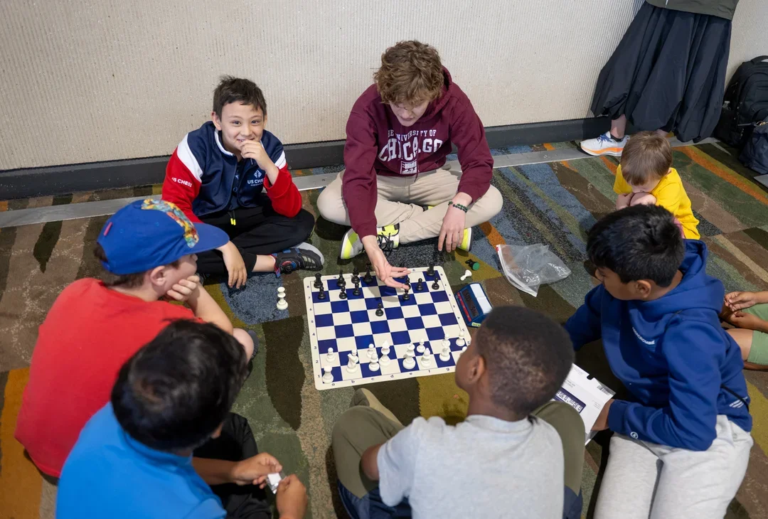 Photo of player at Bughouse Championship