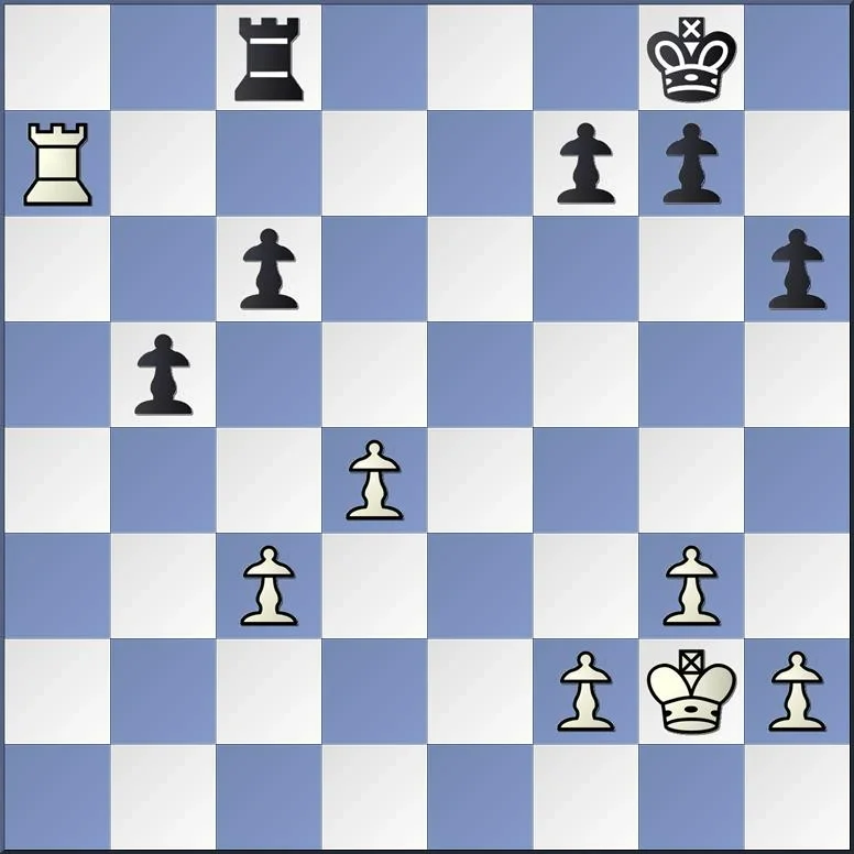 Game 2: Position after 31. Rxa7