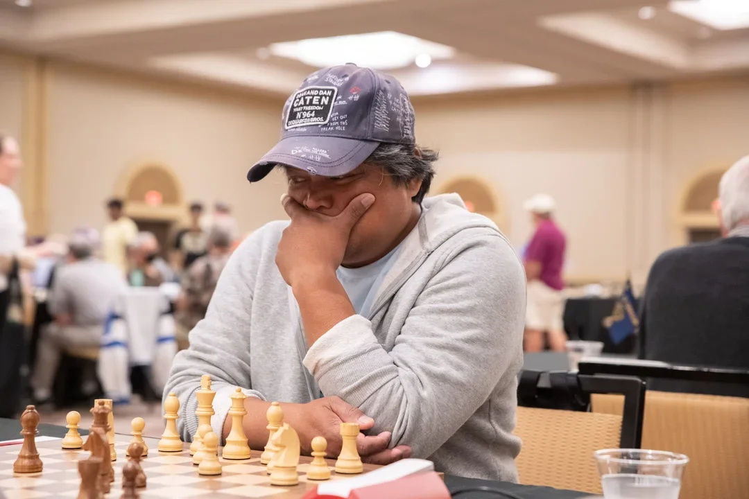 The man to beat in the Irwin: GM Enrico Sevillano (photo Mark Cieslikowski)