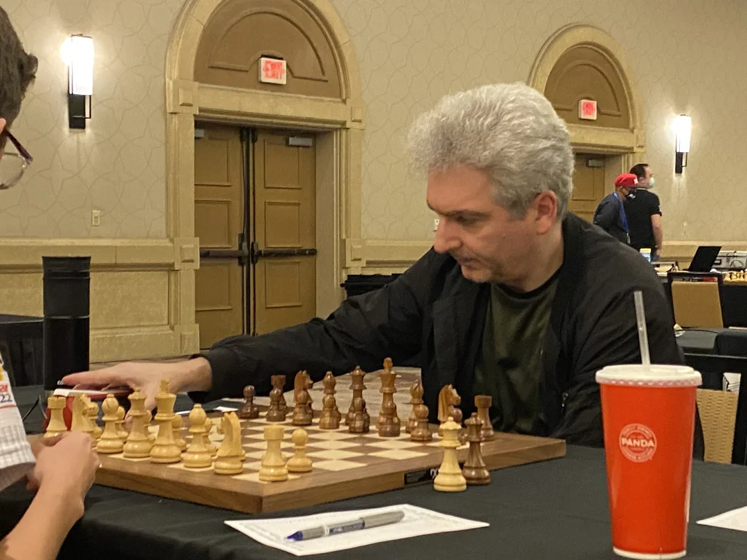 GM Akobian at the 2022 U.S. Open. Photo: Mark Cieslikowski