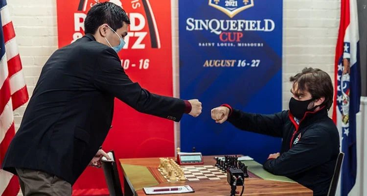 GMs Wesley So and Sam Shankland