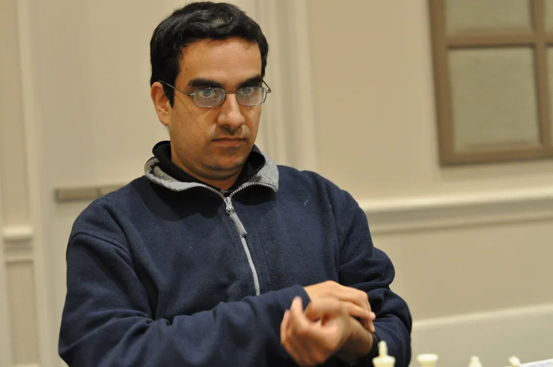 Justin Sarkar at the 2019 US Open. Photo: John Hartmann.