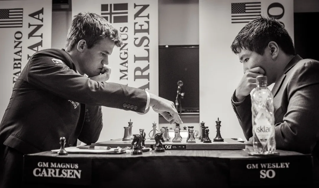 Carlsen vs. So, Photo Grand Chess Tour
