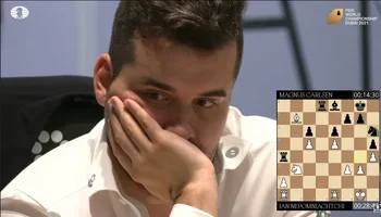 Nepo, Game 9, WCH on FIDE stream