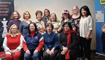 Group photo of players, organizers