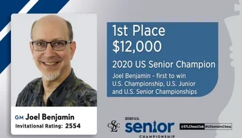 2020 U.S. Senior Champion GM Joel Benjamin