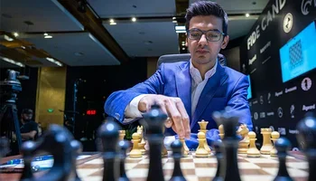 GM Anish Giri in Round 9 of the FIDE Candidates Tournament