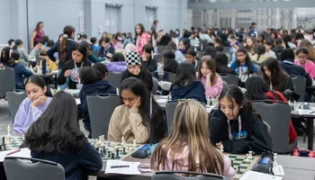The playing hall at the KCF All-Girls