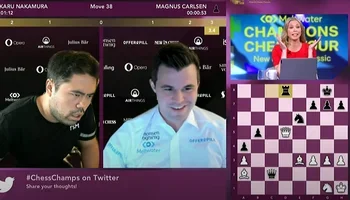 Hikaru Nakamura Magnus Carlsen New in Chess Champions Chess Tour