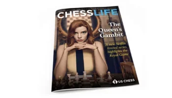 Queen's Gambit cover of Chess Life