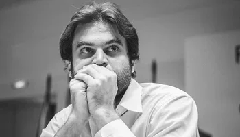 GM Sam Shankland at the 2021 FIDE World Cup