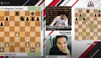 Magnus Carlsen and Wesley So in Saint Louis Rapid and Blitz