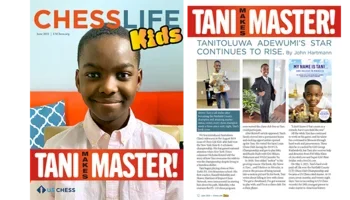 Tani cover for Chess Life Kids