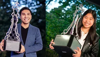 2021 US Chess Champions GM Wesley So and IM Carissa Yip