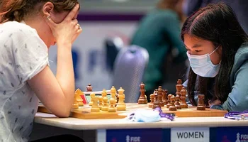 IM Carissa Yip at the 2021 FIDE Women's World Cup