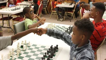 2017 Chess Campout handshake
