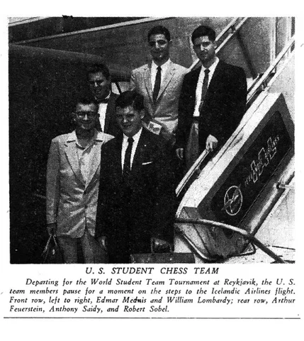 U.S. Student Chess Team, 1957