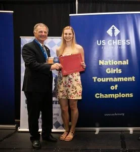 Veronika Zilajeva with Chuck Unruh