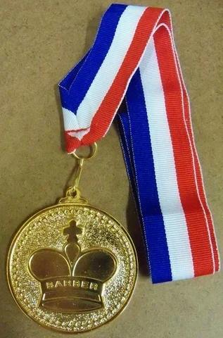 Barber Medallion Up Close