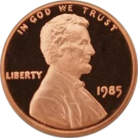 1985 Lincoln Penny