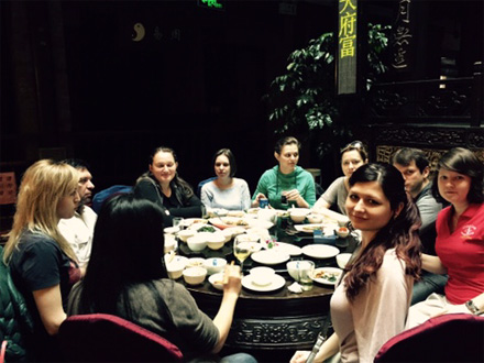 Dining with Team Ukraine