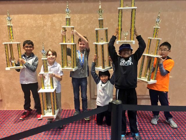 Congratulations Chess Champions: Trophies Galore at the 2018 K-12