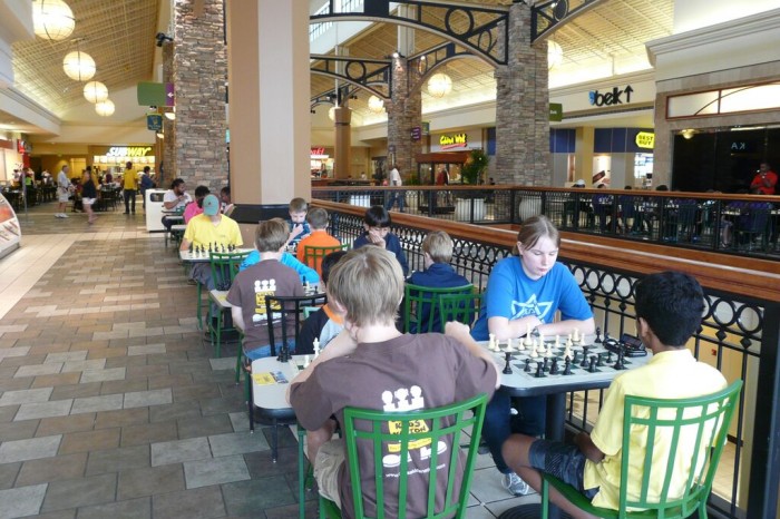 National Chess Day Scholastic Tournament at the Brookwood Village shopping center Photo: Lori Graveling