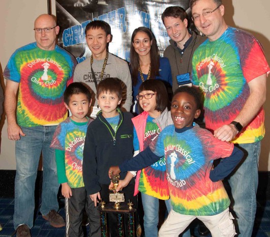 Decatur Classical Chess Club, winners of the K-3 Championship Team Prize Photo Betsy Carina Dynako