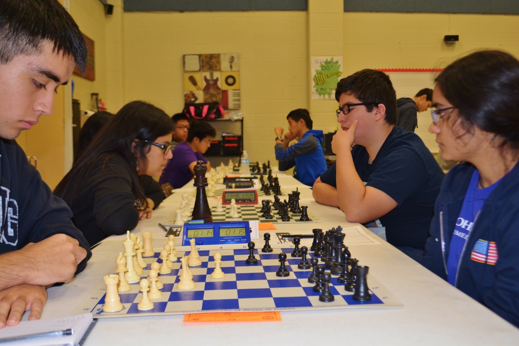 Tarrant County Chess Club - WFM Devina Devagharan (left) and CM