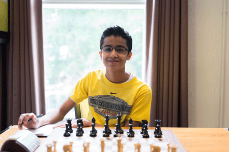 Akshat Chandra at the US Junior Championships