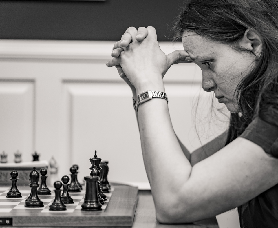 On the black-and-white battlefield with the world's greatest female chess  player