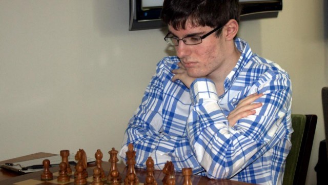 Michael Bodek at the 2014 U.S. Junior Championship. Photo: St. Louis Chess Club.