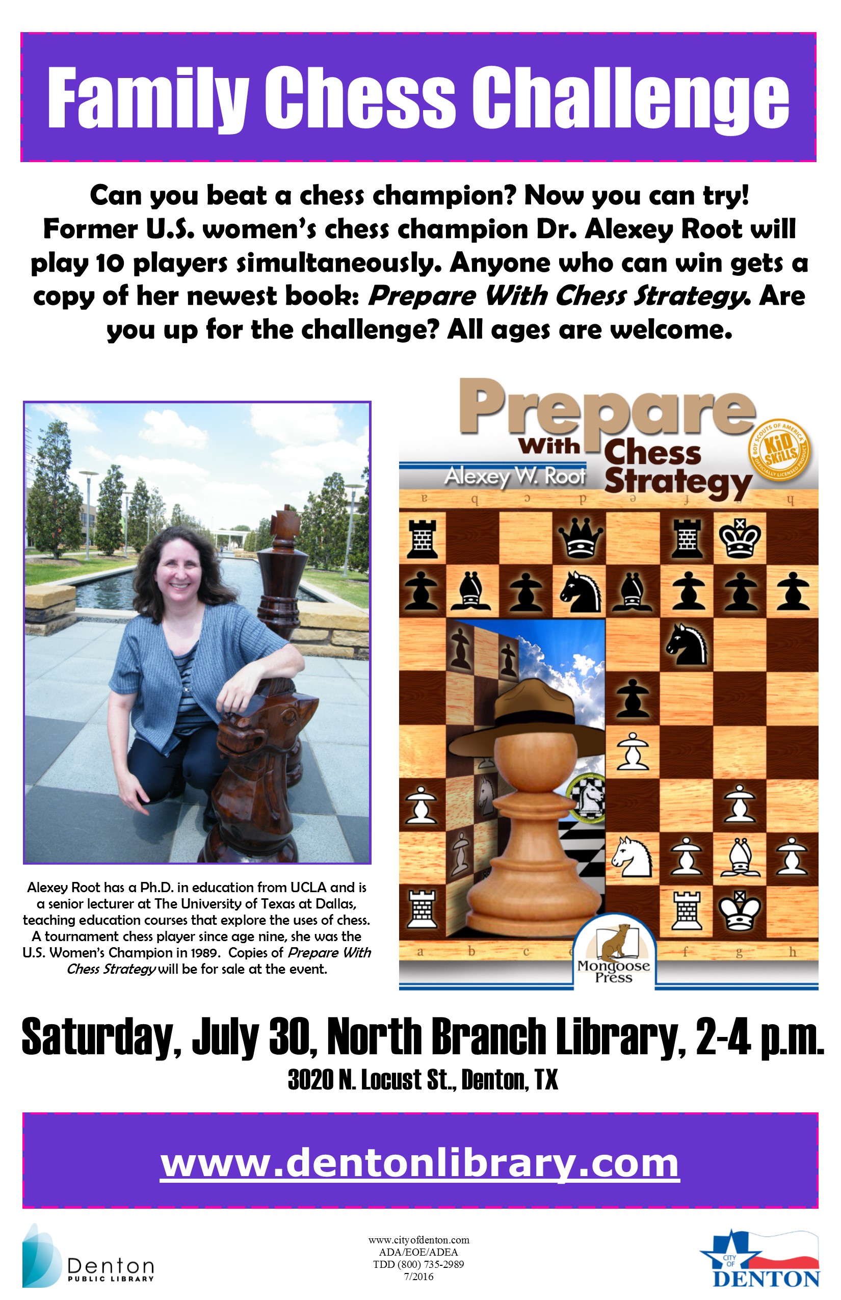 Chess program poster
