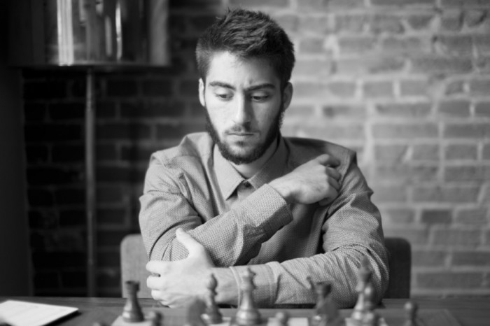 Three-time NY State Champion, Aleksander Ostrovskiy. Photo: St. Louis Chess Club. 