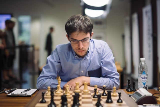 Maxime Vachier-Lagrave at last year's Sinquefield Cup. Photo: St. Louis Chess Club