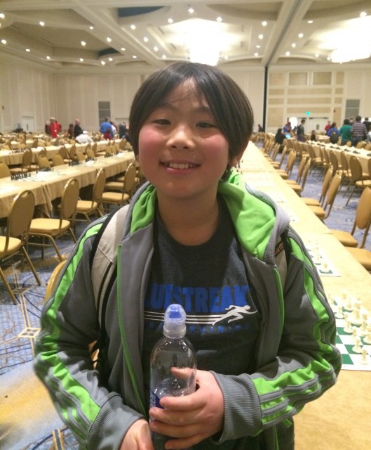 Max Lu, National 5th Grade Co-Champion, 1st by tiebreaks