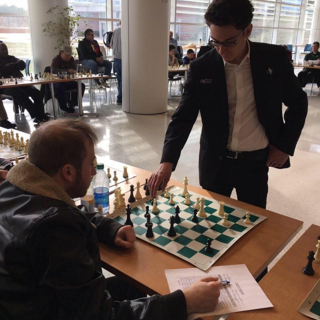 Chess Grandmaster Fabiano Caruana at OCC Saturday