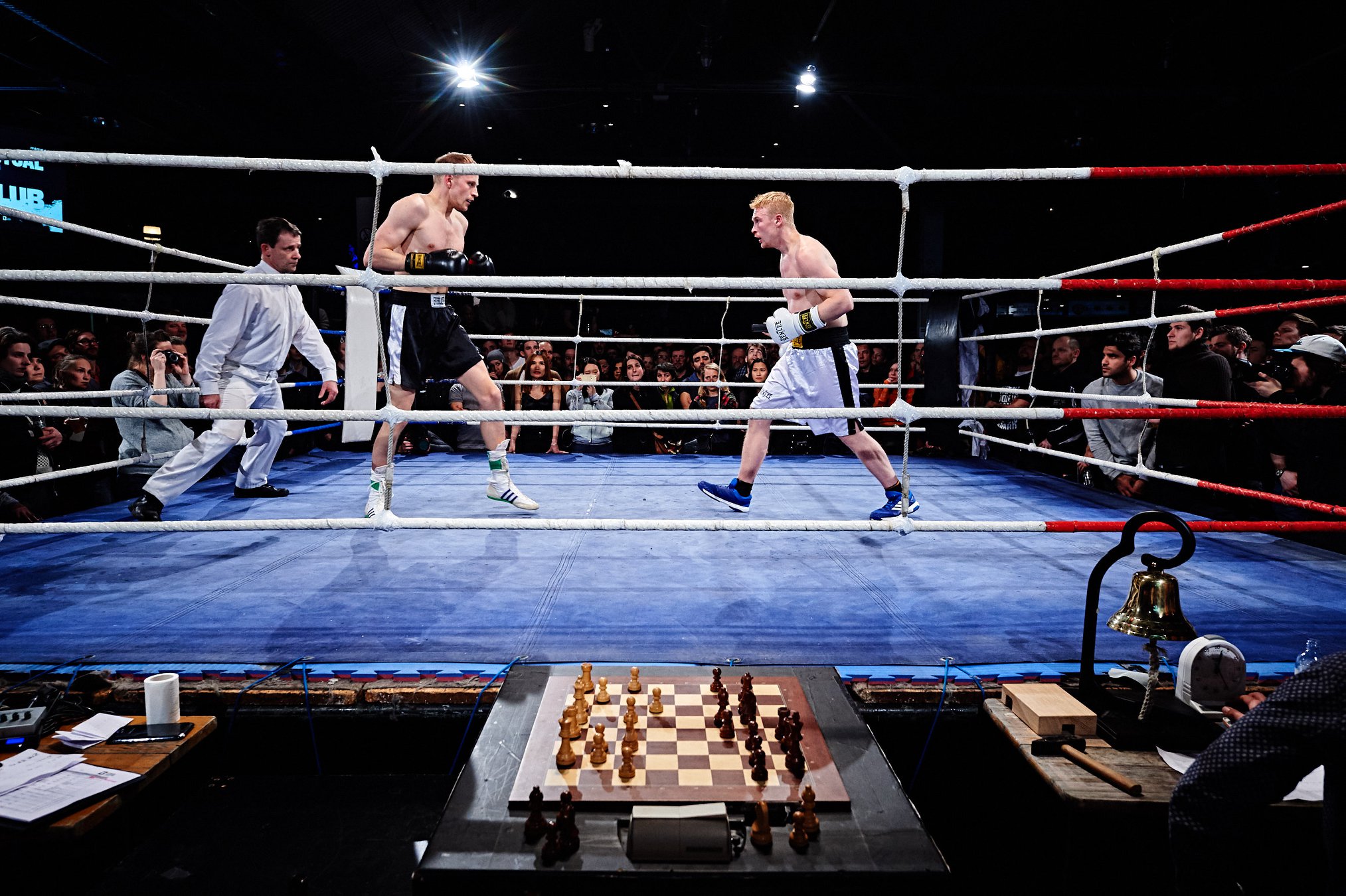 The inventor of the sport chess boxing, action artist Iepe Rubingh